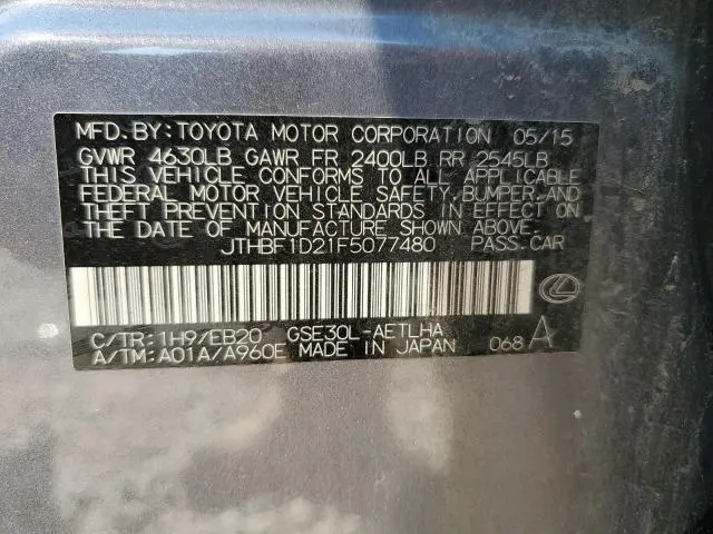 2015 LEXUS IS 250