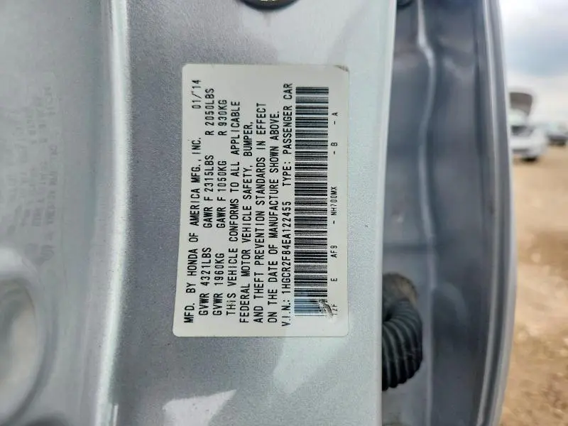 2014 HONDA ACCORD EXL  