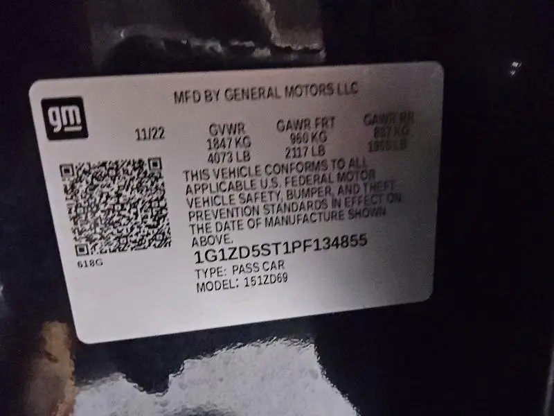 2023 CHEVROLET MALIBU LT  