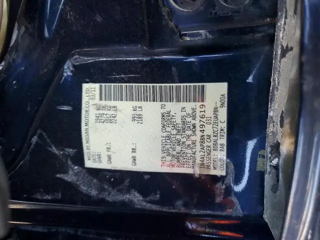 2011 NISSAN ALTIMA BASE  