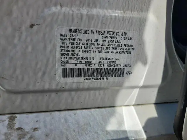 2019 INFINITI Q50 LUXE  