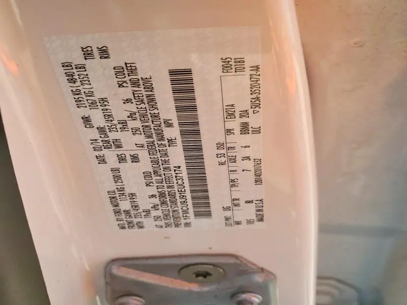 2014 FORD ESCAPE TITANIUM  