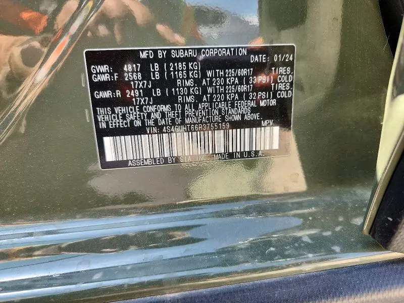 2024 SUBARU CROSSTREK WILDERNESS  