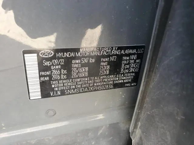 2023 HYUNDAI SANTA FE SE