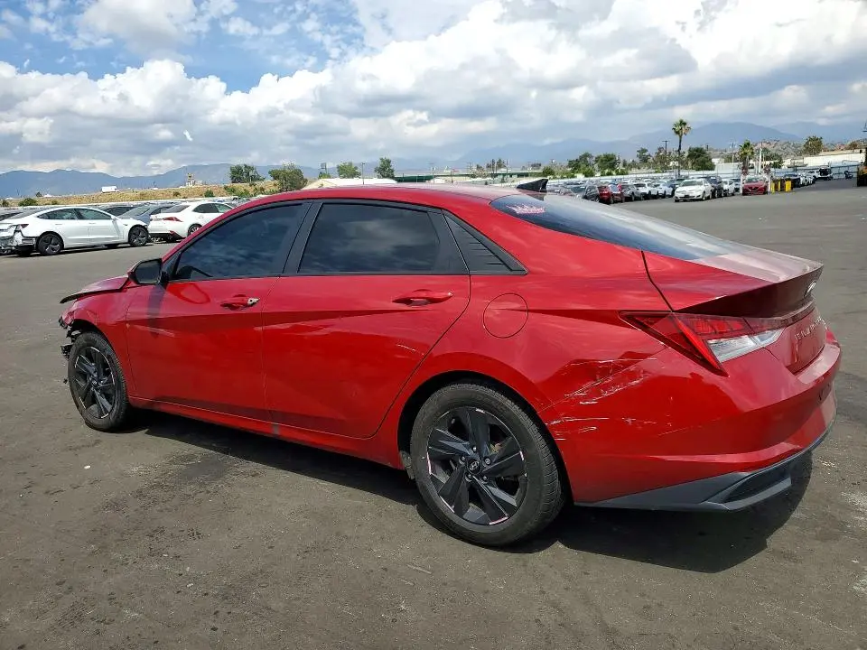2022 HYUNDAI ELANTRA BLUE  