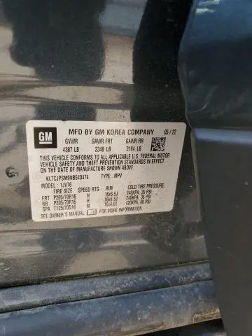 2022 CHEVROLET TRAX 1LT  