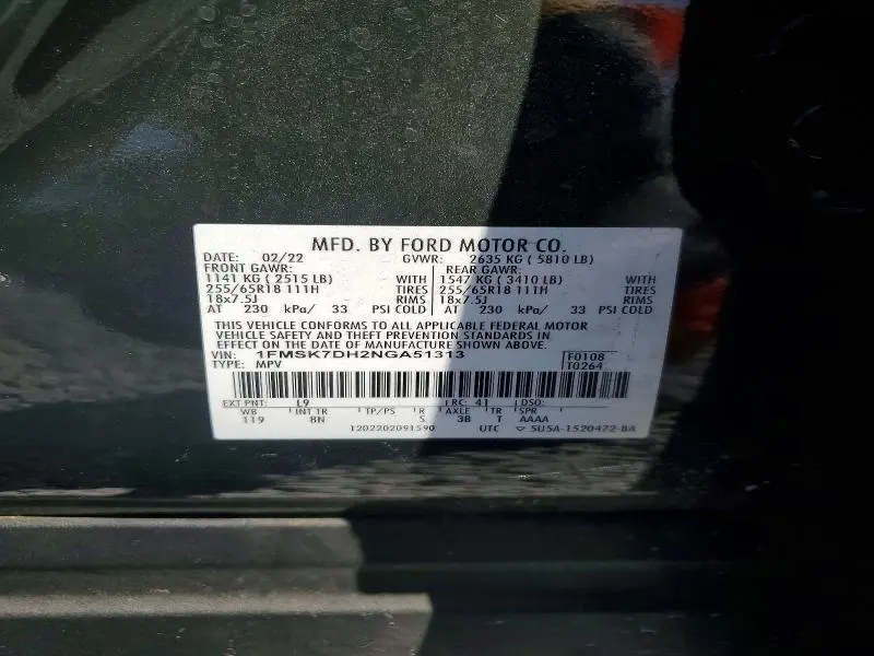 2022 FORD EXPLORER XLT  