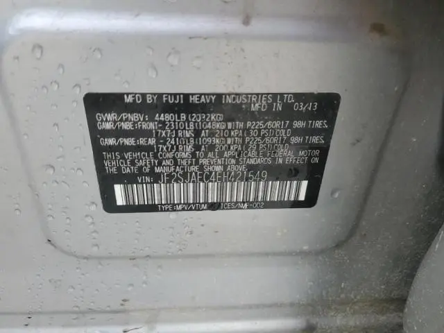 2014 SUBARU FORESTER 2.5I PREMIUM  