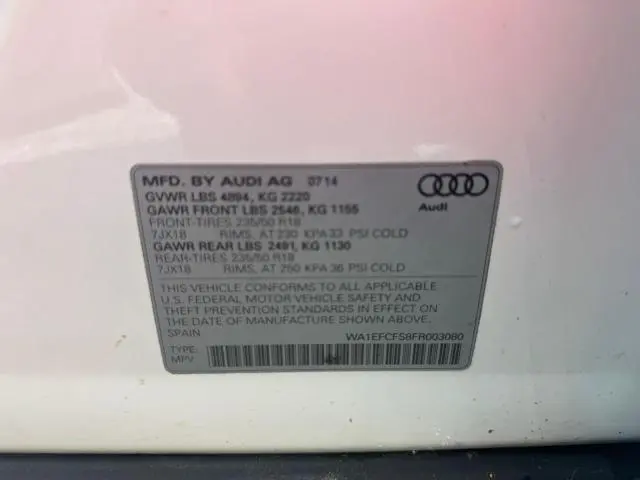 2015 AUDI Q3 PREMIUM PLUS  