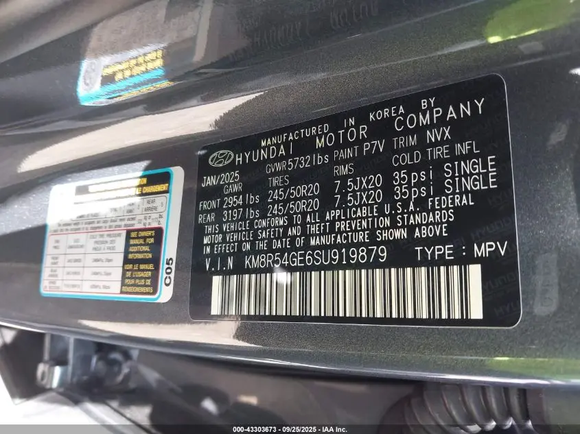 2025 HYUNDAI PALISADE LIMITED