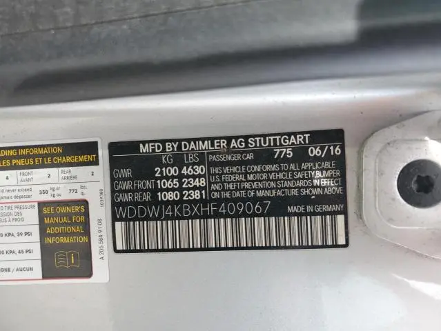 2017 MERCEDES-BENZ C 300 4MATIC  