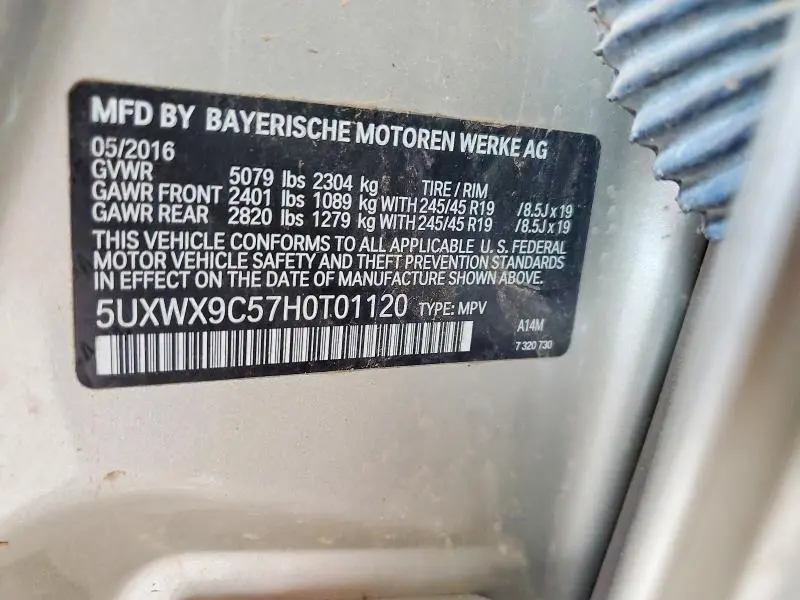 2017 BMW X3 XDRIVE28I  