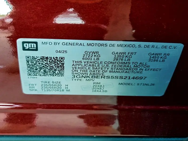 2025 CHEVROLET BLAZER RS  