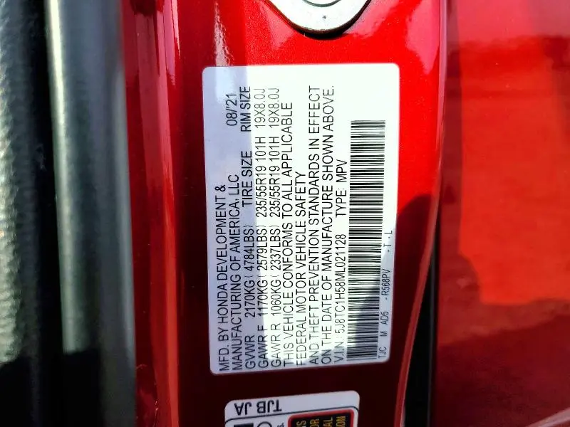 2021 ACURA RDX TECHNOLOGY  