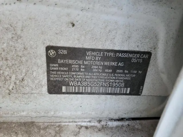 2015 BMW 328 XI SULEV  