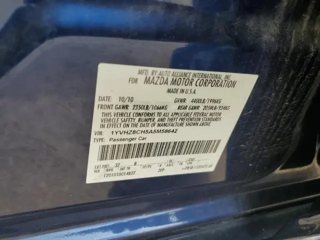 2010 MAZDA 6 I  