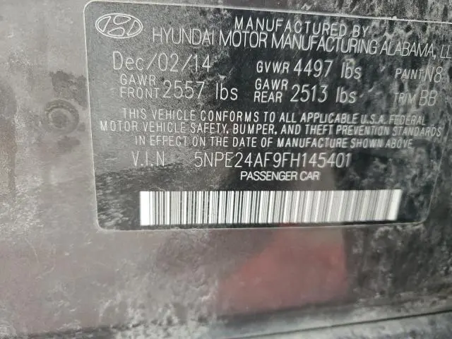 2015 HYUNDAI SONATA SE  