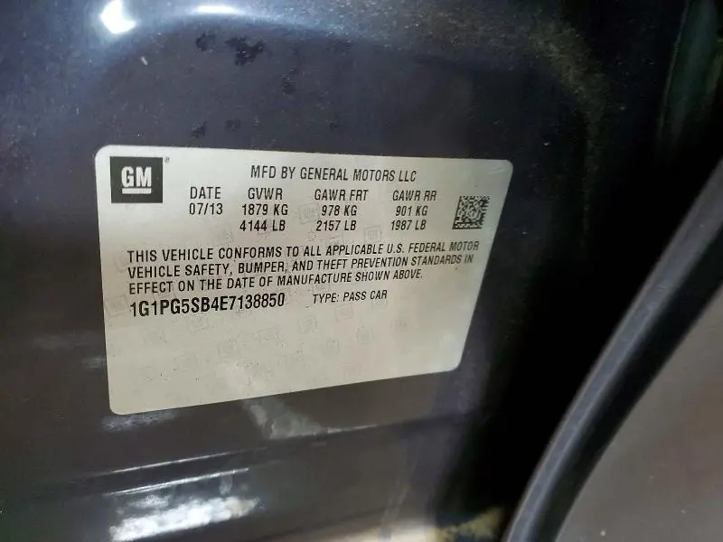 2014 CHEVROLET CRUZE LTZ  