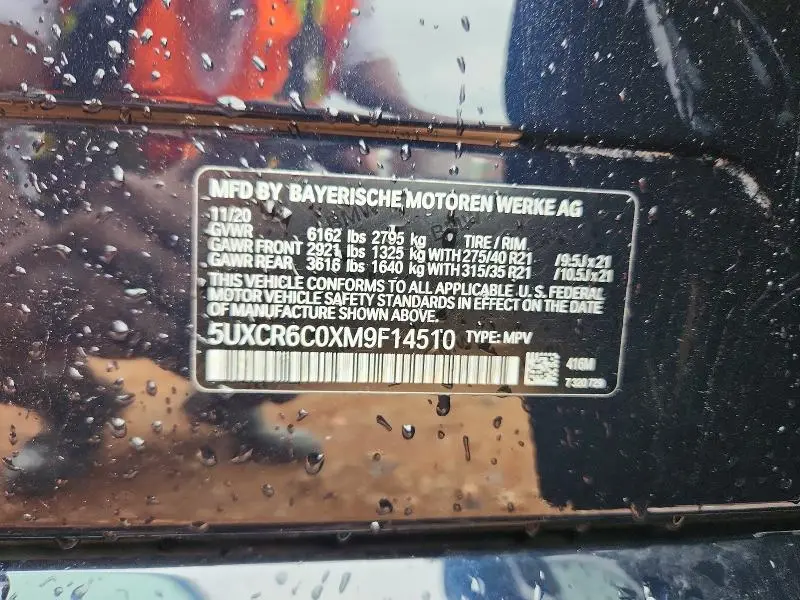 2021 BMW X5 XDRIVE40I  
