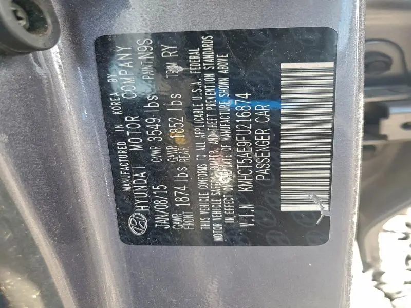 2015 HYUNDAI ACCENT GS  