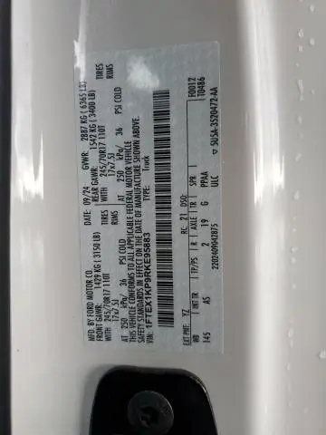 2024 FORD F150 XL  