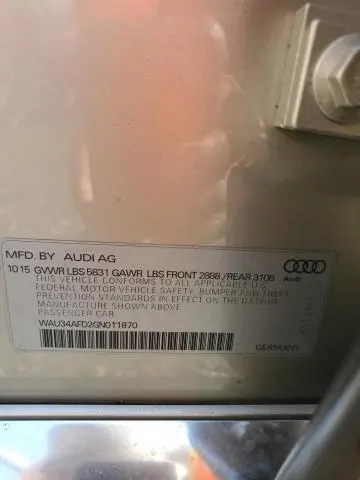 2016 AUDI A8 L QUATTRO  