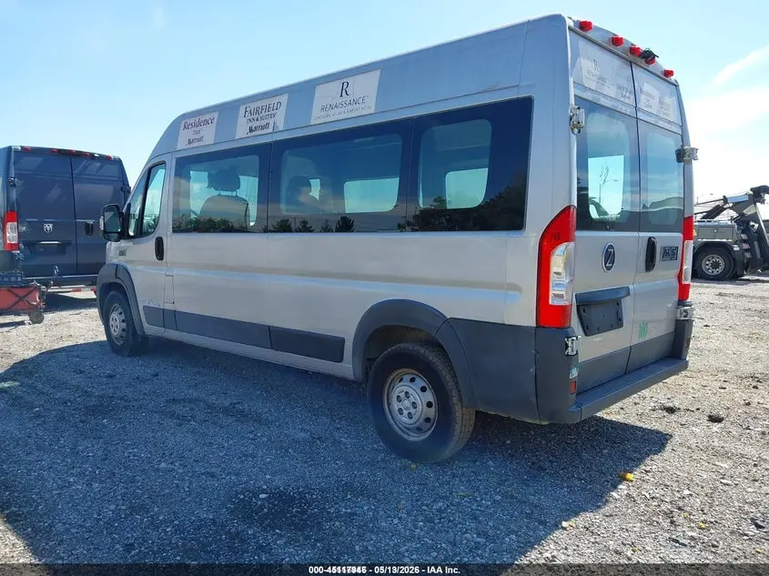 2014 RAM PROMASTER 2500 WINDOW VAN HIGH ROOF