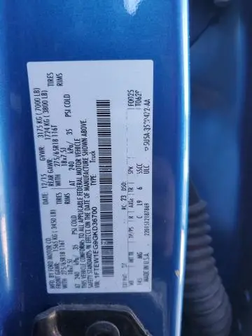 2016 FORD F150 SUPERCREW  