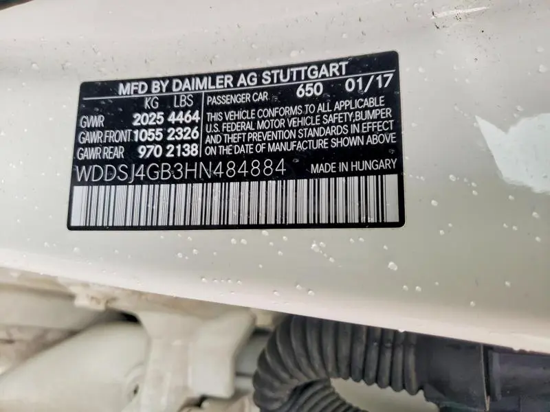 2017 MERCEDES-BENZ CLA 250 4MATIC  