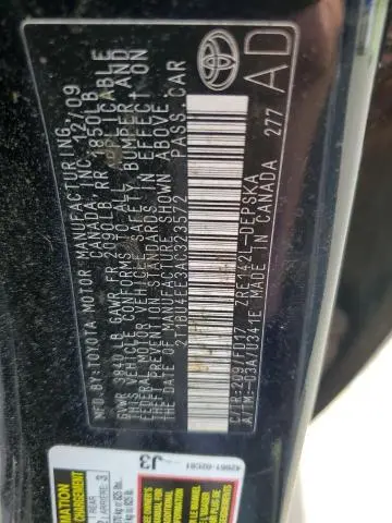 2010 TOYOTA COROLLA BASE  