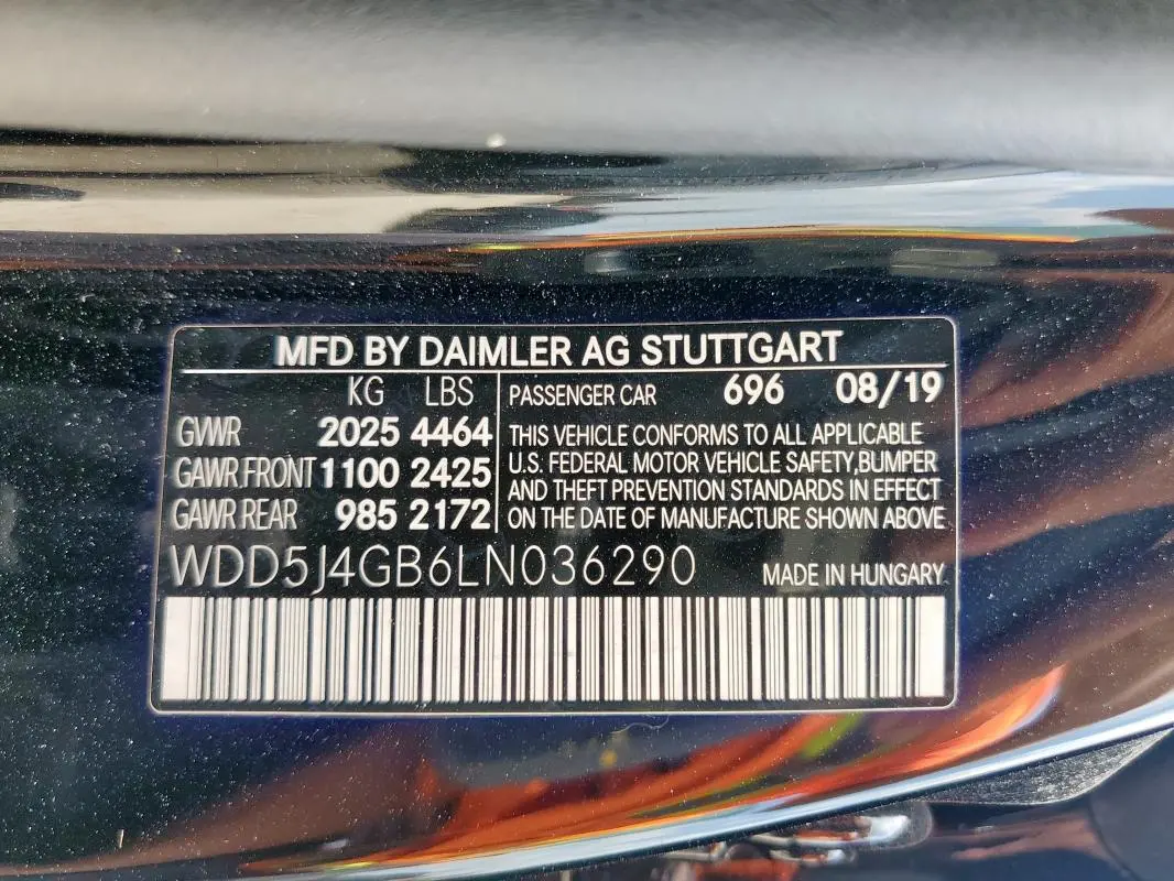 2020 MERCEDES-BENZ CLA 250  