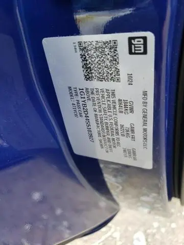 2025 CHEVROLET CORVETTE STINGRAY 2LT  