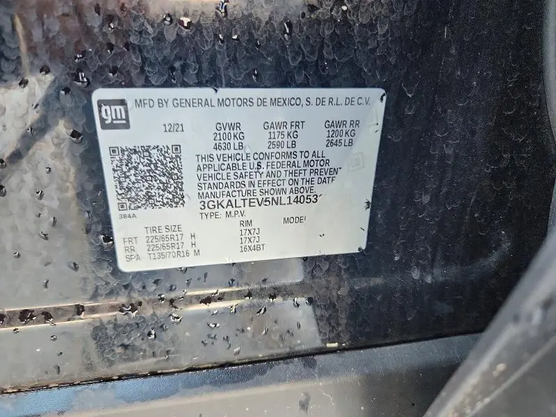 2022 GMC TERRAIN SLE  