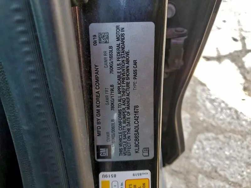 2020 CHEVROLET SPARK LS  