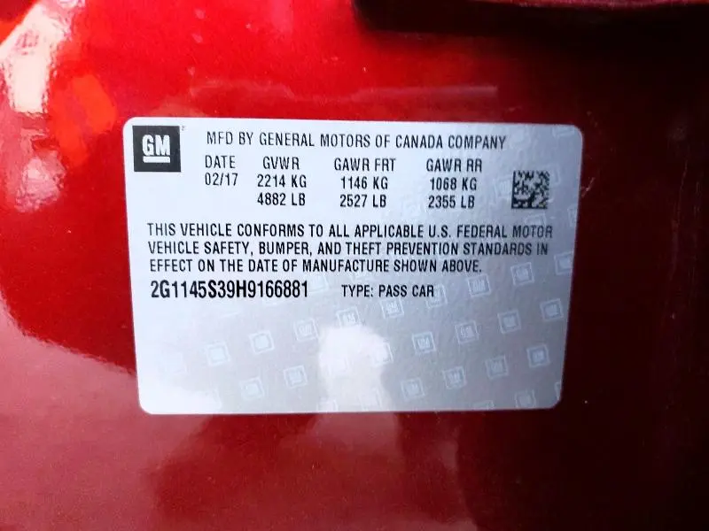 2017 CHEVROLET IMPALA PREMIER  