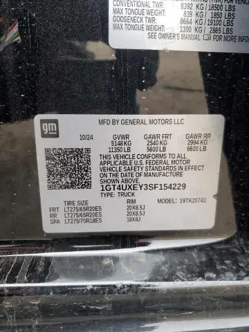 2025 GMC SIERRA K2500 DENALI ULTIMATE  