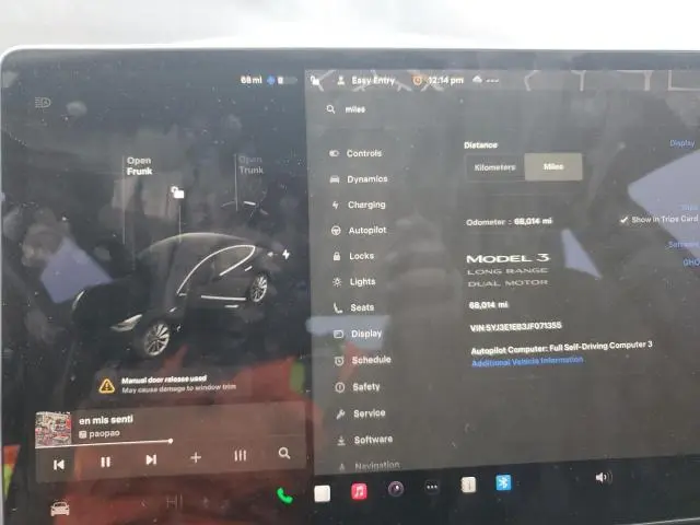 2018 TESLA MODEL 3   