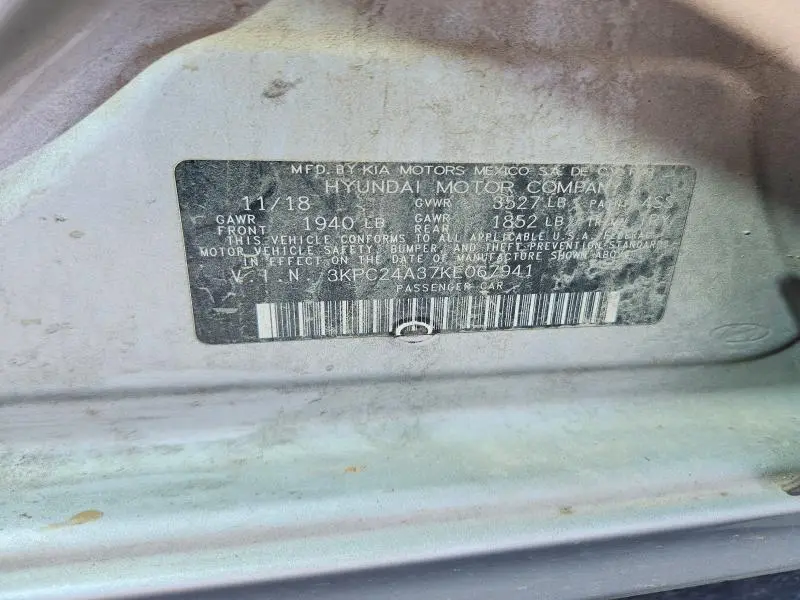 2019 HYUNDAI ACCENT SE  