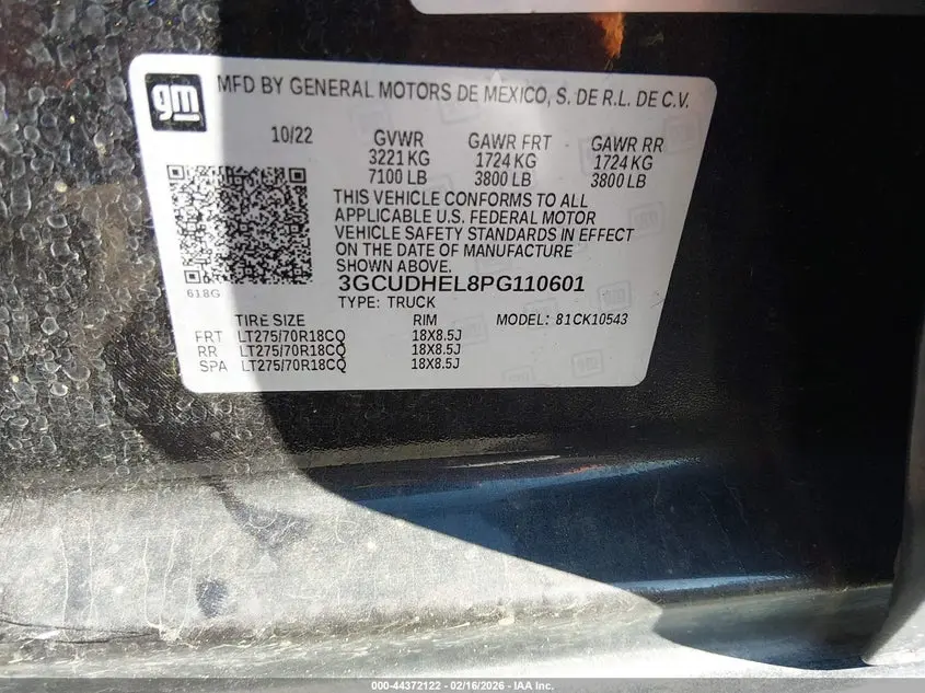 2023 CHEVROLET SILVERADO 1500  