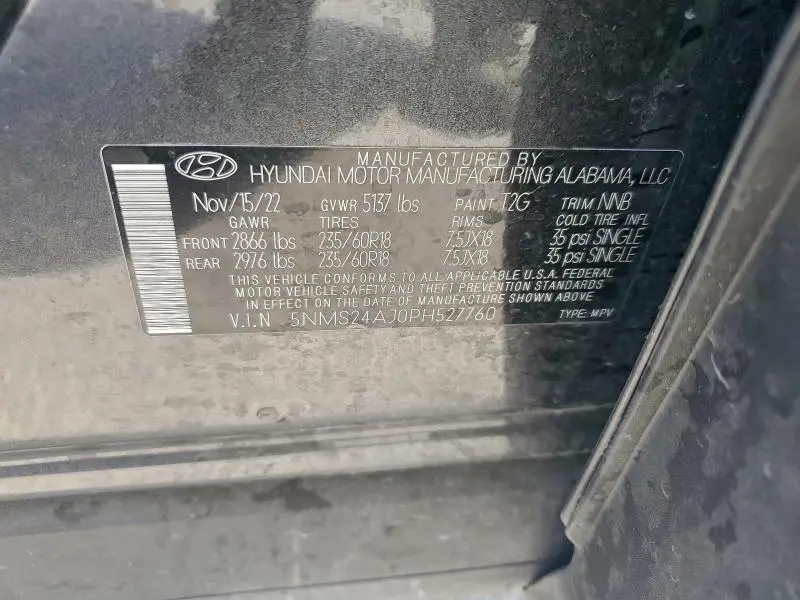 2023 HYUNDAI SANTA FE SEL  