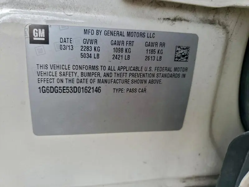 2013 CADILLAC CTS LUXURY COLLECTION  