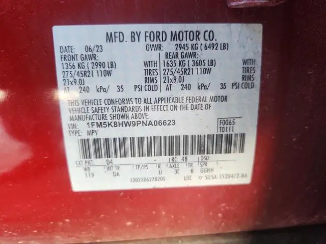 2023 FORD EXPLORER PLATINUM  