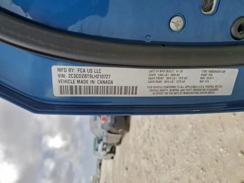 2020 DODGE CHALLENGER R/T  