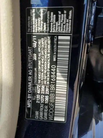 2011 MERCEDES-BENZ C 300 4MATIC  