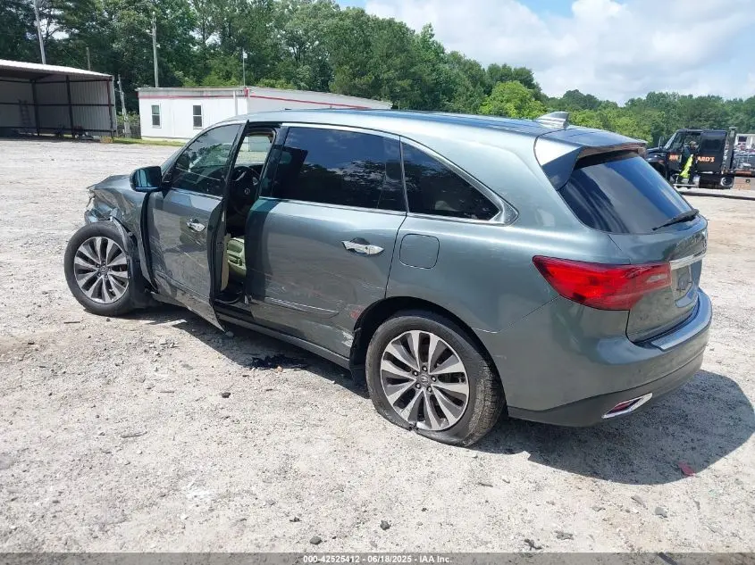2015 ACURA MDX TECHNOLOGY PKG W/ENTERTAINMENT PKG