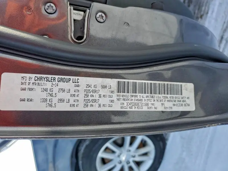 2014 DODGE JOURNEY SXT  