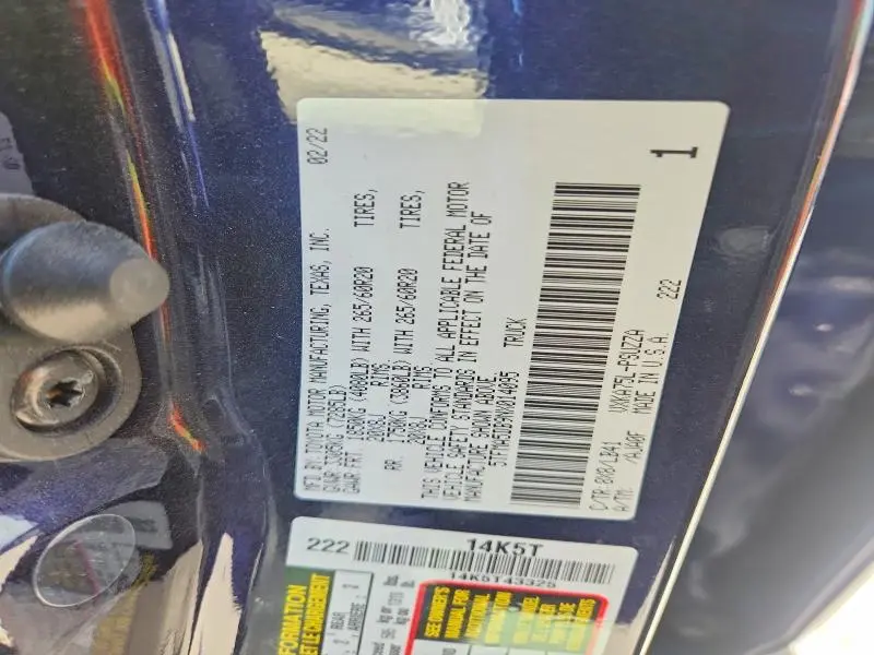 2022 TOYOTA TUNDRA 1794 EDITION  