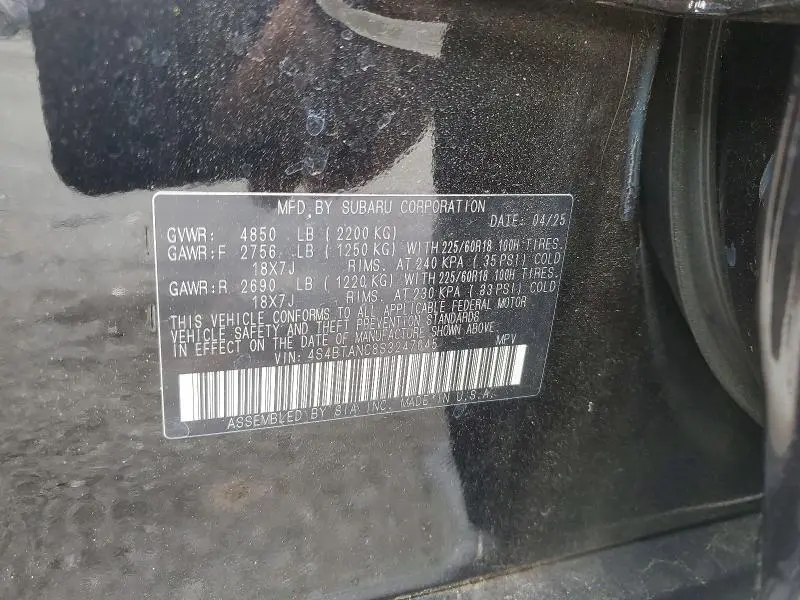 2025 SUBARU OUTBACK LIMITED  