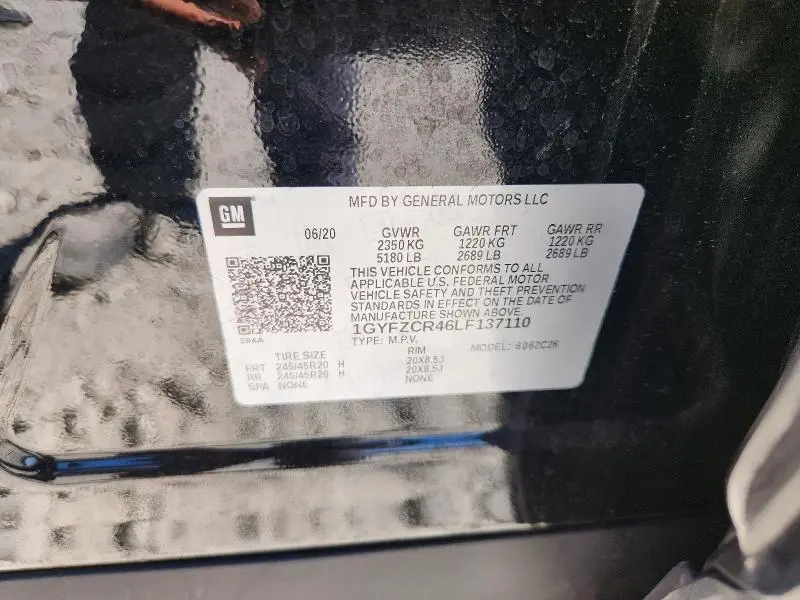 2020 CADILLAC XT4 PREMIUM LUXURY  