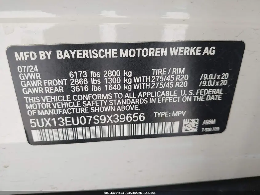 2025 BMW X5 SDRIVE40I